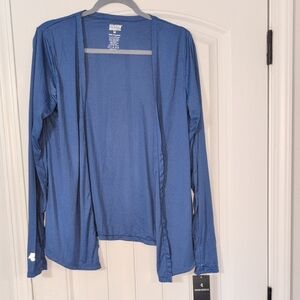 Madison Blue and Gray Cardigan